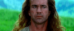 Braveheart Freedom Mel Gibson Intense Emotion GIF