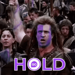 Braveheart Freedom Purple Face Hold Meme GIF