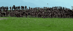 Braveheart Freedom Scottish Warriors Taunting GIF