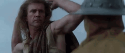 Braveheart Freedom William Wallace Attacking Enemy GIF