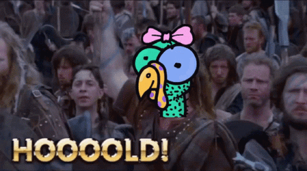 Braveheart Hold By Turkeyverse Turkeynft GIF