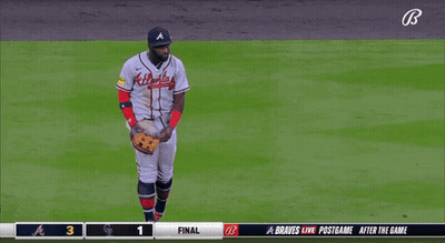 Braves Baseball Player Standing GIF