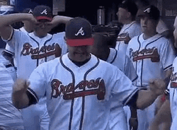 Braves Celebrates Freeman GIF