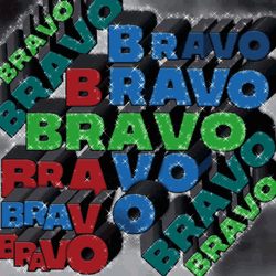 Bravo 3d Word Graphic