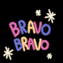 Bravo Bravo Quote Sticker