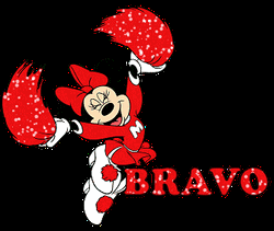 Bravo Minnie Mouse Sticker