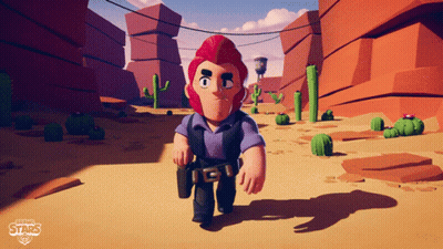 Brawl Stars Man Holding Gun GIF