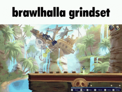 Brawlhalla Grindset Video Game Screenshot GIF