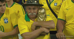 Brazil Elderly Fan Emotional GIF