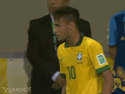 Brazil Soccer Player Flying Kiss GIF
