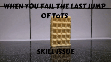 Bread Falling Over Skill Issue Meme GIF