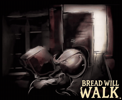 Bread Will Walk Poster With Person GIF