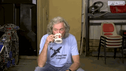 Break Time James May Drinking Coffee GIF