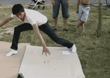 Breakdancing Hitting Face GIF