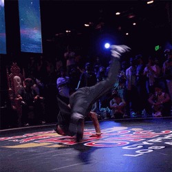 Breakdancing On Stage GIF
