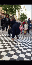 Breakdancing Show In The Street GIF