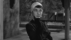 Breakfast At Tiffany's Audrey Hepburn Classy Pose GIF