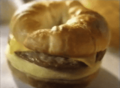Breakfast Sandwich On Bagel GIF