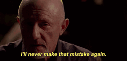 Breaking Bad Mike Ehrmantraut Apologize