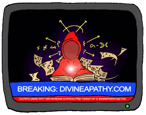 Breaking Divineapathy.com Sticker
