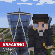 Breaking News Lego Man Reporter GIF