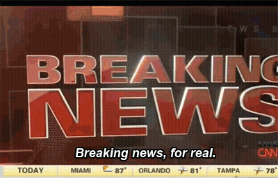 Breaking News On CNN In Miami GIF
