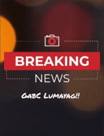 Breaking News Sign Gabc Lumayag GIF