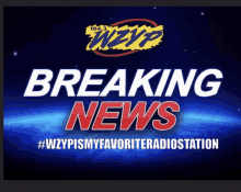 Breaking News Wzyp Radio Station Logo