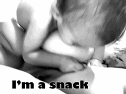 Breastfeeding Mother I'm A Snack GIF