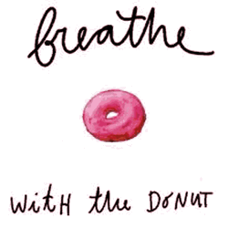 Breathe With Donut GIF