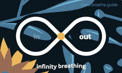 Breathing Exercise Infinity Loop GIF