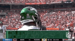 Breece Hall Touchdown Proud Teammates GIF