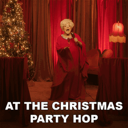 Brenda Lee At The Christmas Party Hop GIF