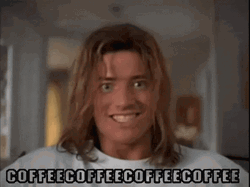 Brendan Fraser Coffee Caffeine GIF