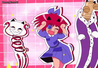 Brenni Murasaki Red Hair Girl GIF