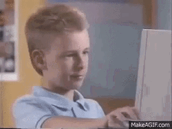 Brent Rambo Using Computer Thumbs Up  GIF