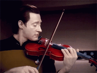 Brent Spiner Violin GIF