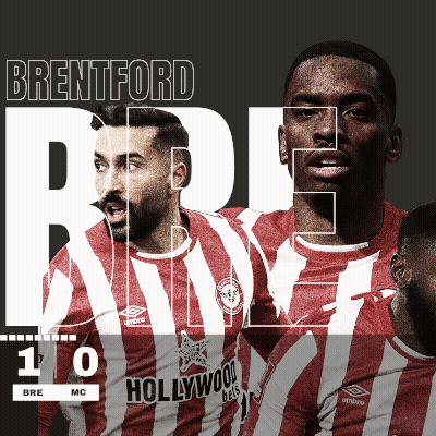 Brentford Number 10 Soccer Player GIF