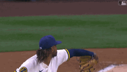 Brewers Strikes Out Batter GIF