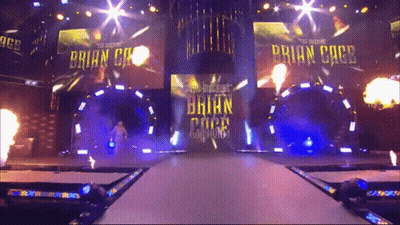 Brian Cage Introduced On Stage GIF