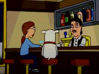 Brian Griffin Family Guy Dog Spinning Around In A Chair Inefablejuly GIF