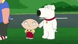 Brian Griffin Wack On Stewie Griffin GIF