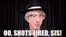 Brian Rosenthal Saying Shots Fired Sis GIF