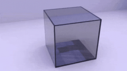Brick Hitting Caused Glass Breaking Loop GIF