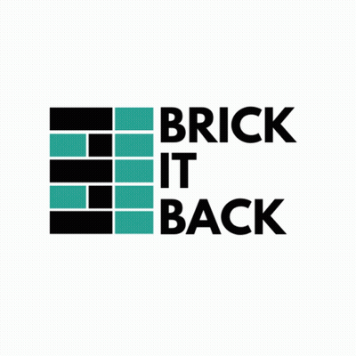 Brick It Back Logo With Brick Center GIF
