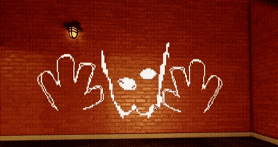 Brick Wall Graffiti Sledge GIF