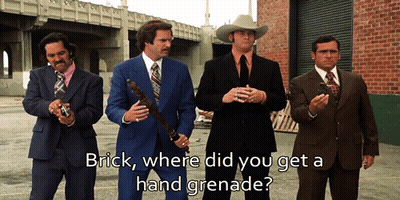 Brick Where Did You Get A Hand Grenade Group Of Men GIF