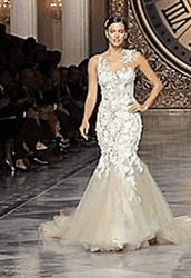 Bridal Dress Catwalk Irina Shayk