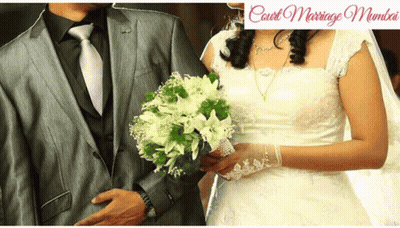 Bride And Groom Court Marriage Mumbai GIF