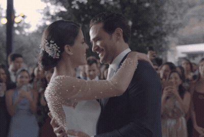 Bride And Groom Dancing GIF